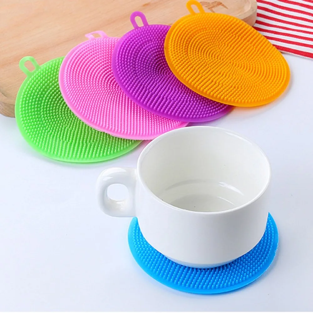 Silicone Tap Washer - 6Pcs Silicone Cleaning Brushes Soft Silicone