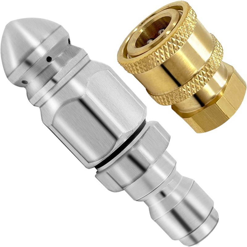 Drain Pipe Clip - Water Jet High Pressure Sprayer Nozzle
