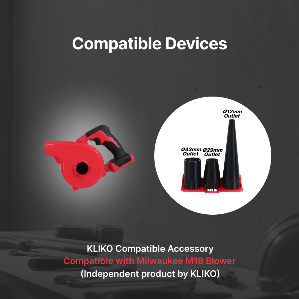 Blower Nozzle 3-Piece Set With - огляд і ціна Milwaukee Drill M18 Fuel