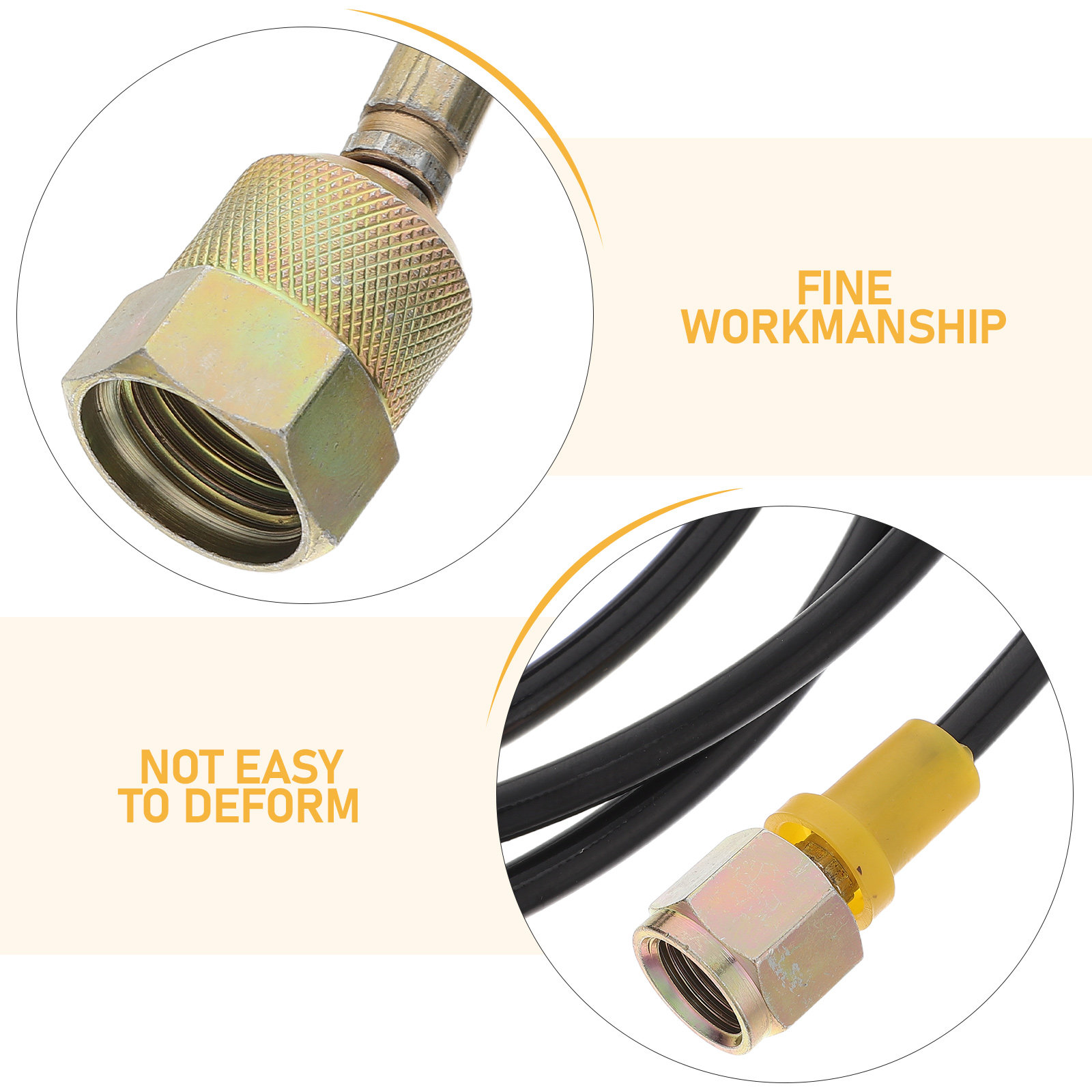 Hydraulic Pressure Gauge Hose  - огляд і ціна Flexible Hose Braided