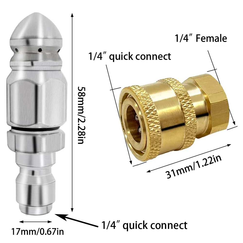 Water Jet High Pressure Spraye - огляд і ціна Drain Pipe Clip