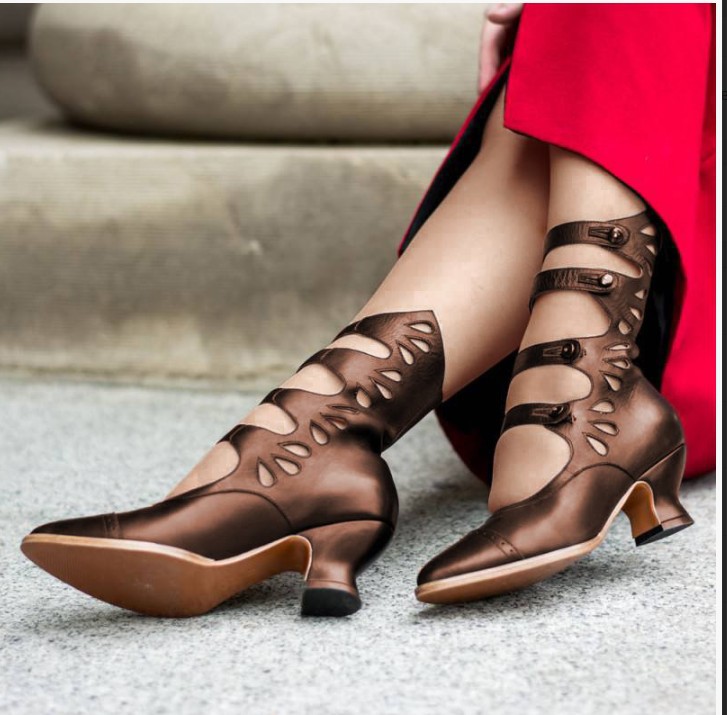 Medieval Style Women Shoes Hig - огляд і ціна Pipe Bending Spring